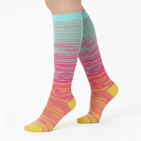 Conforty™ Stripes - Wide Fit Compression Socks For Pain Relief